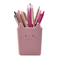 Kitty Stationery Holder - Pink